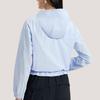 Adidas Soft Lux Lightweight Cool Feel UPF50+ Woven Loose Short Hooded Zip Long Sleeve Jacket Women jackets KH2711