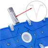 Swimming Pool Cleaning Set: V-Clip & I-Clip Connectors, Net & Floor Brush