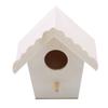 Creative Wooden Hummingbird House With Hanging Rope Home Gardening Decoration Bird's Small Hot Nest Diy Types Wall-mounted