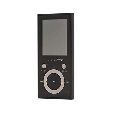 Green House MP3 Player 16GB Bluetooth Compatible FM Radio Voice Recorder Recording MicroSD Compatible Music Black GH-KANABTS16-BK