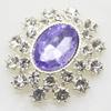 25x28mm Korean Alloy Rhinestone Acrylic Scarf Buckle Brooch