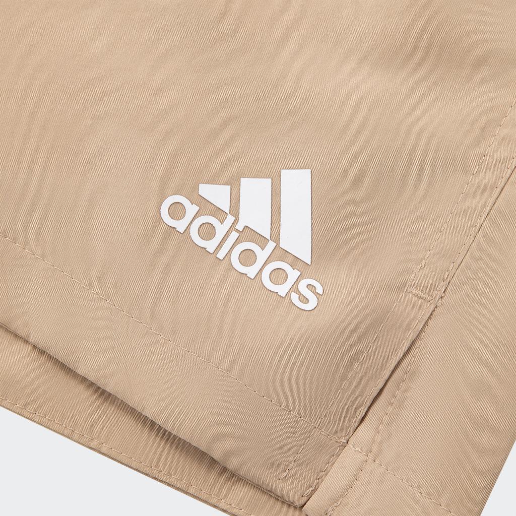 Adidas Sport Performance SS24 Logo Print Drawstring Quick-Dry Sports Shorts Men Shorts Beige JD5238
