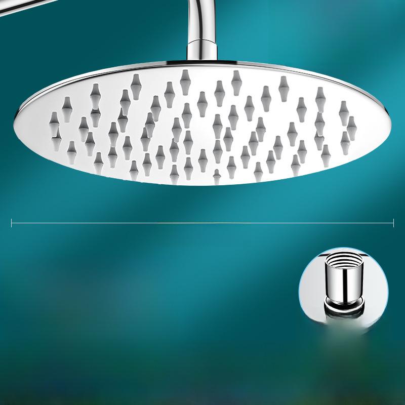 

Регулируемая душевая лейка из нержавеющей стали (6/8/10 дюймов) - Накладной дождеприемник с функцией усилителя