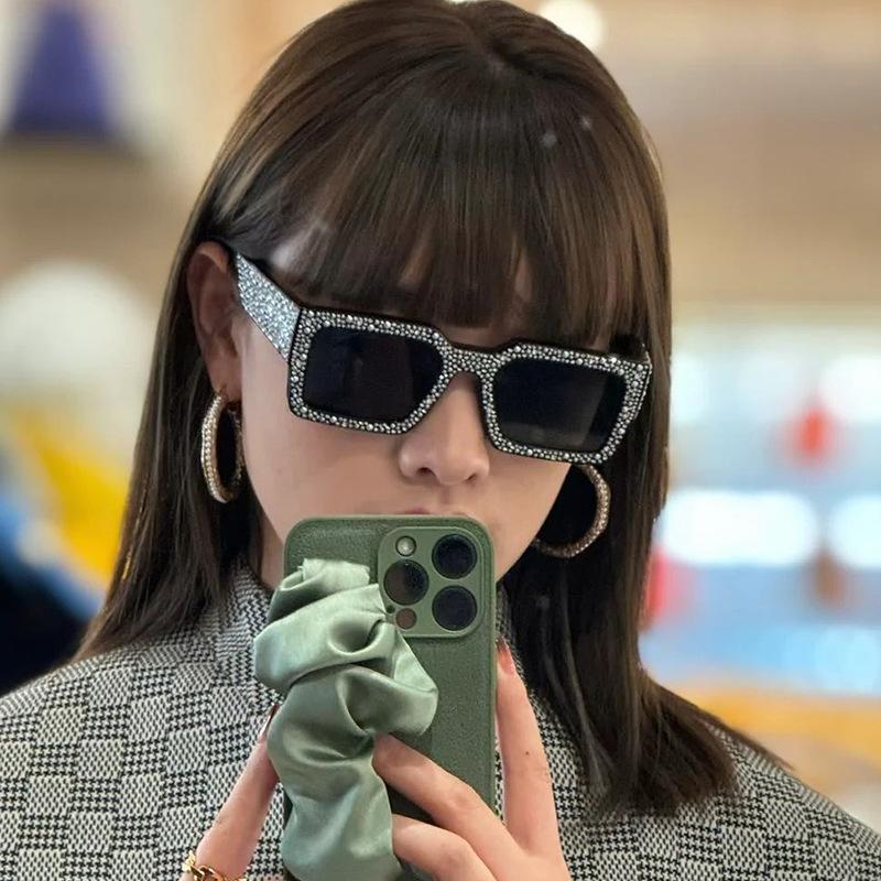 Hip Hop Stylish Women Sunglasses Square Shape UV400 Protection Sun Glasses Men Fashion Trendy Travelling Female Sun Glass