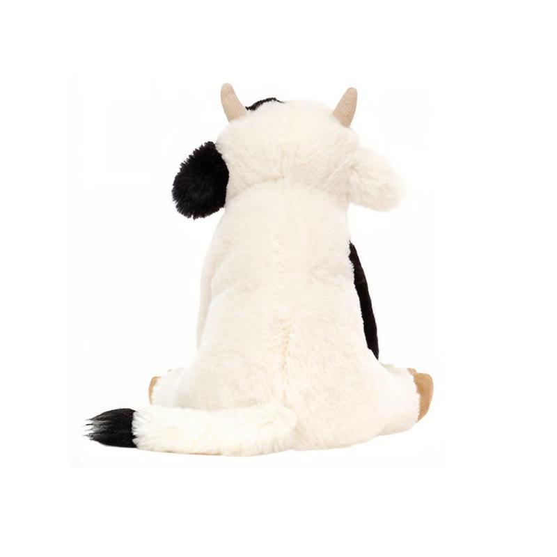 JELLYCAT Farm Animal Series Carey Calf Cute Black & White Doll Plush Doll 20cm Height