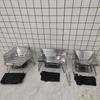 Portable Stainless Steel BBQ Grill - Non-stick Folding Barbecue Tool for Outdoor Camping, Picnic & Campfire