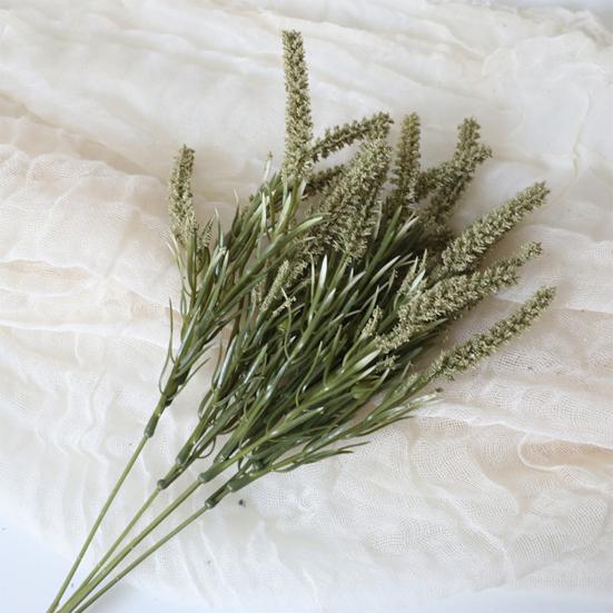 1 Branch Fake Flower Long Lifespan Minimalist Eco-friendly Pretty DIY Artistic Simulation Grass Home Decor