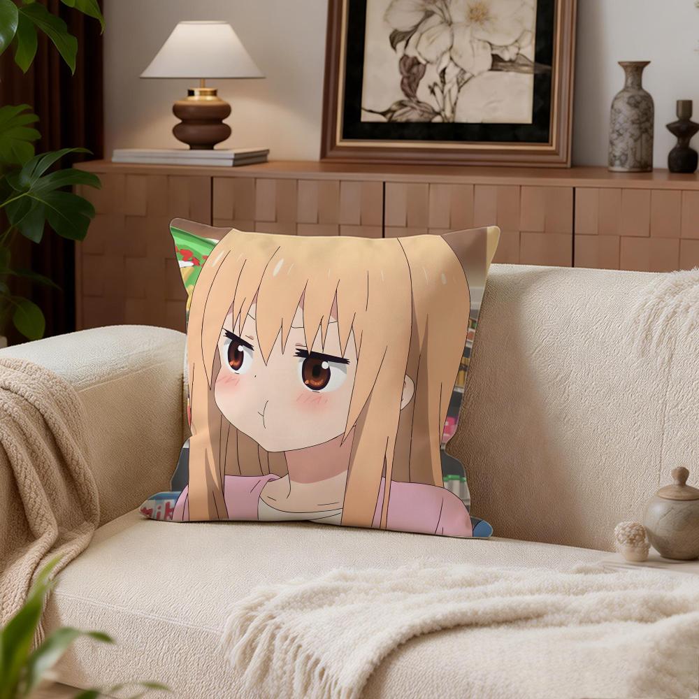 Comedy Himouto Umaruchan Cushion Cover Cushion Cover Set 4Pcs 50x50 45x45 40x40 Pillowcase Decorative Sofa Home Decor