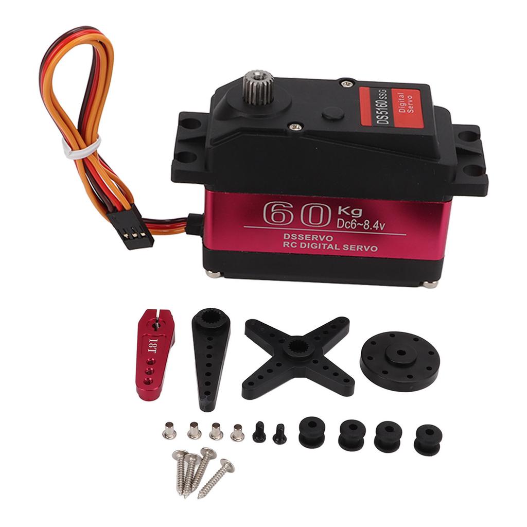 60kg 8.4V High Voltage Waterproof Digital Servo for DS5160 RC Car Digital Steering Gear Servo