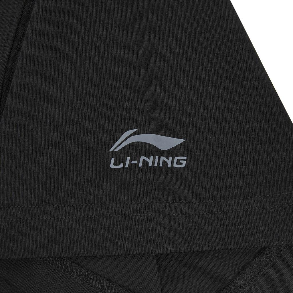 Li Ning Sports Life Collection T Shirt Unisex Black ATSW301-1