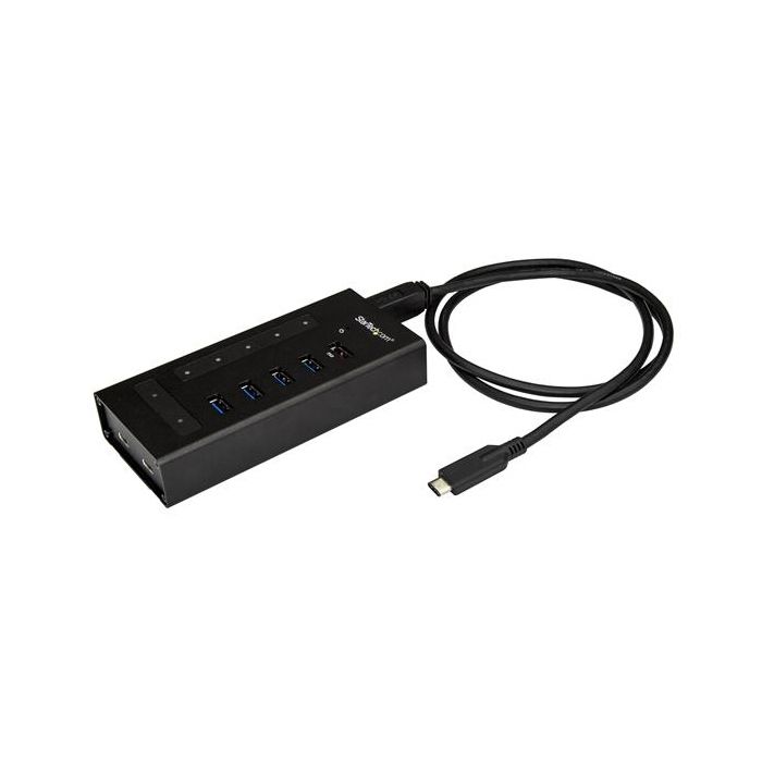 Concentrateur USB-C - STARTECH - 7 ports - USB 3.0 - Métal - Charge rapide