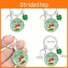 Clover Four Leaf And Mushroom Keychain Cute Pendant For Holiday Gift Event
