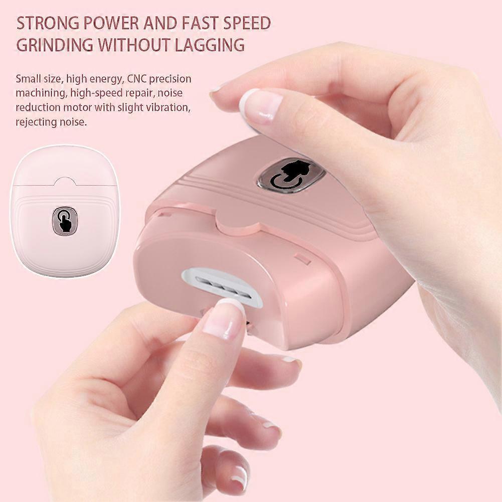 Electric Nail Clippers with Light, Rechargeable Automatic Nail Clippers with Nail Chip Storage