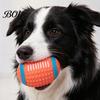 Hundekauball Spielzeugball, Geräuscherzeugender Gummi Langlebiges Haustiersicheres Spielzeug, Reinigt Zähne Interaktives Training Outdoor-Spiel Reinigung