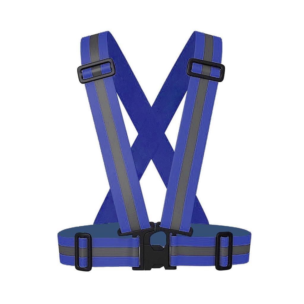 Hi Vis Lightweight Night Running Cycling Belt Adjustable Multiple Color Reflective Safety Strap Vest 4cm Width