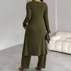 Women's Autumn/Winter Sweater and Pants Set: Warm & Comfortable Casual Wear