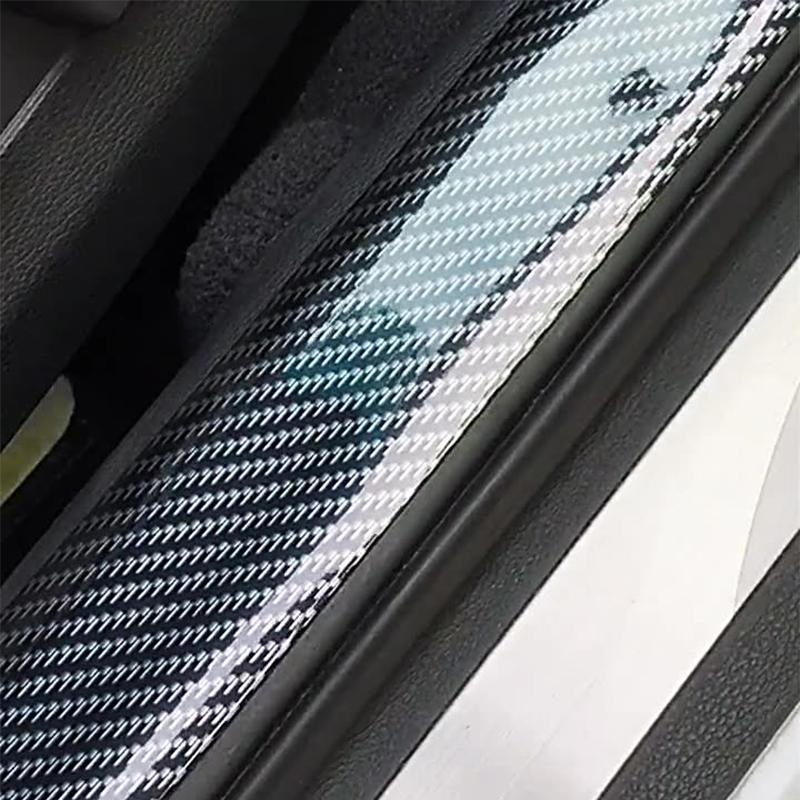 Bilstöskel repbeständig klistermärke kolfiber repbeständig dörrkantskyddsremsa bilstötfångarfilm