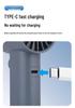 High-Speed USB Rechargeable Portable Mini Handheld Fan with 100-Speed Turbine Power for Strong Wind