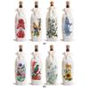 4pcs DIY Diamond Painting Wine Bag Kit Diamond Art Label Liquor Bottle Cover Rhinestones Wine Wrapping Bag for Christmas