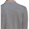 Y-3 FW21 Solid Color Logo Pullover Long Sleeve Polo Shirt Men Tops Gray GV4246