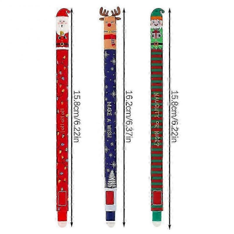 Sada smazatelných per 3 ks Legami Vánoční gelová pera svátek