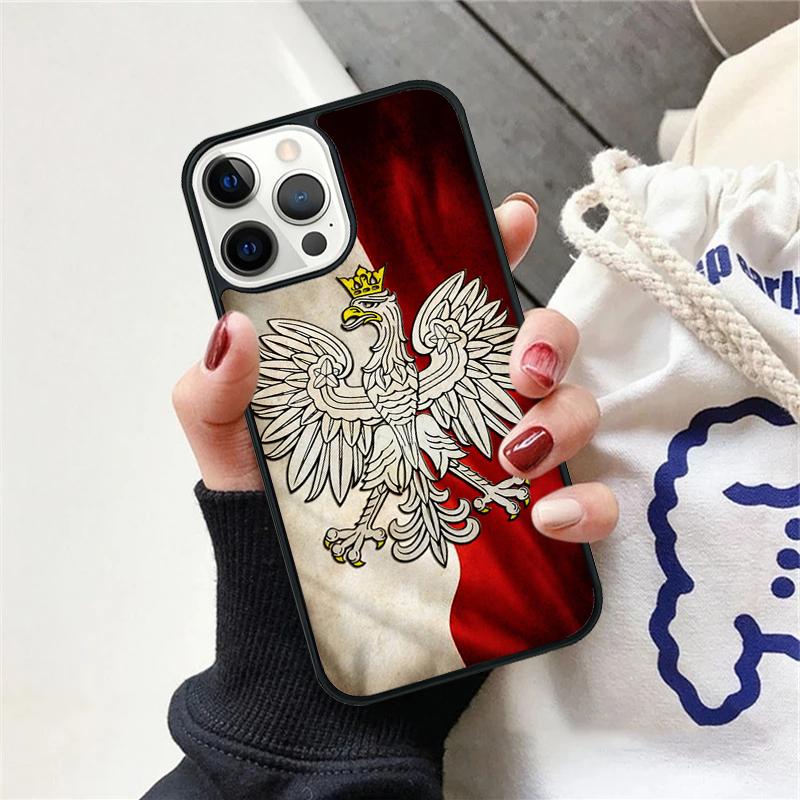 Poland Flag Phone Case For iPhone 17 Air 15 16 Cover 11 13 14 Pro Max 12 Plus Max Fundas