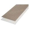 Lightweight Polycarbonate Corrugated Sheet, 8ft, NIPC-805, Clear, NIPC805CL