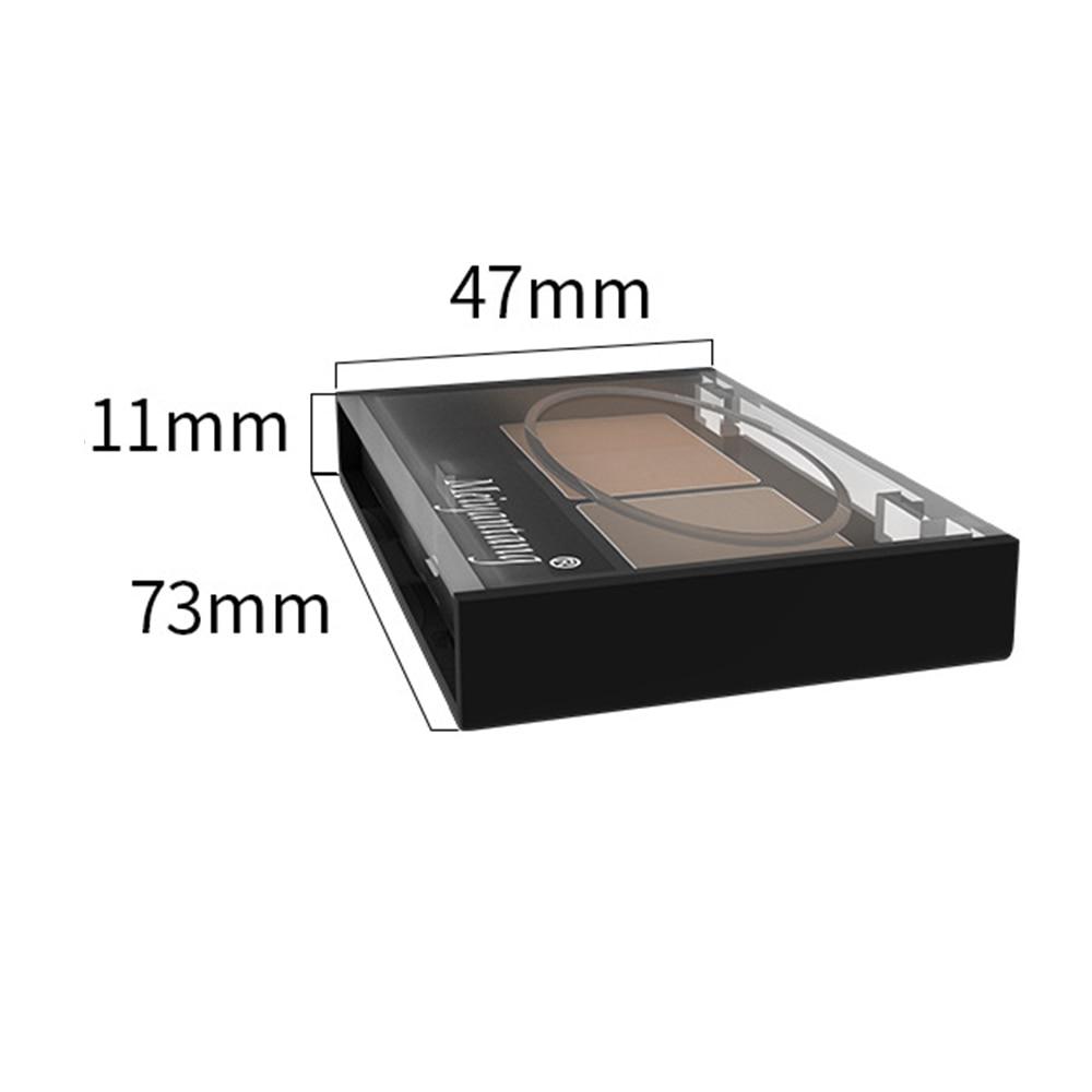 Eyeshadow Cake Makeup 2 Color Waterproof Eyebrow Powder Eye Shadow Eye Brow Palette + Brush Eyebrow Enhancer Professional