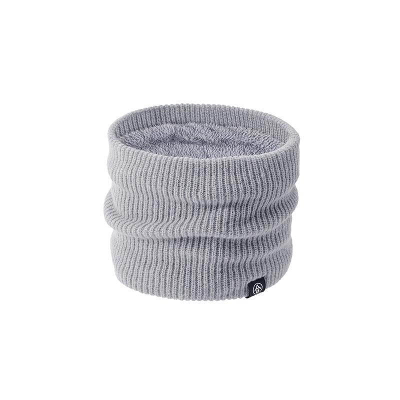 1 Stück Unisex Herbst/Winter Fleecegefütterter Verdickter Nackenwärmer für Outdoor-Radfahren - Trendiger und Schlichter Gestrickter Nackenschutz