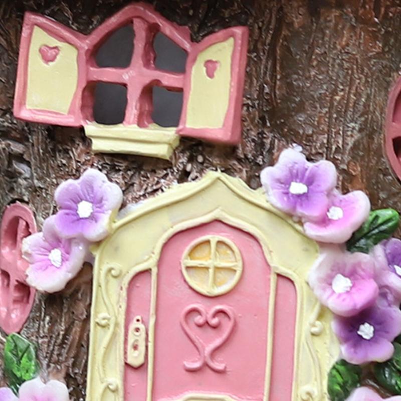 Craft Miniature Fairy House Garden Lights Solared Powered Outdoor Yard and Walkway Decorations Lights 4 Different Styles