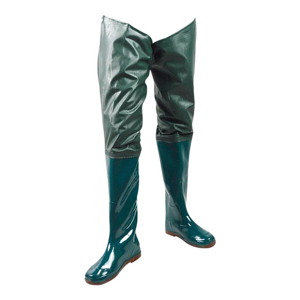 Deluxe Fishing Hip Water Women's Wading Pants with Boots Breathable Stockings