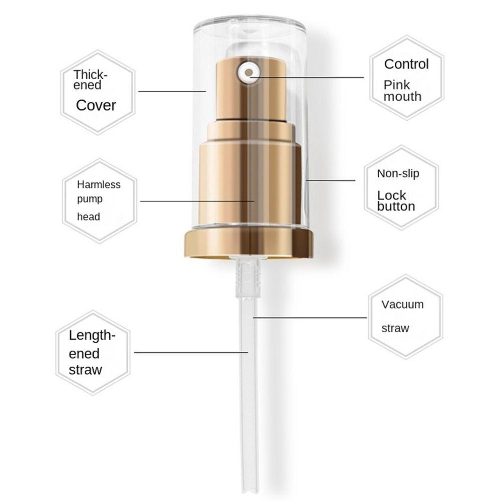 Transparent Cap Essence Oil Liquid Foundation Pump Cosmetics Tools Makeup Pump Press Pump Head