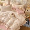 Class A Lace Bed, Pure Cotton, Cotton Bed Sheet, Quilt Cover, Dormitory Bedding
