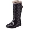 Achilles Montre FBW 1800 Snow Cold Glass Fiber Reinforced Black Women's Boots, Lightweight, Weather, Rubber,