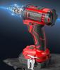 Cordless Lithium Battery Drill Hand Tool Set for Electricians & Carpenters - Multifunctional Repair Kit with Tool Box