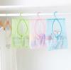 Useful Kitchen Bathroom Hanging Storage Bags Clothespin Mesh Bag Organizer with Hook for Bath Swimming Kids Toys Storage Baskets
