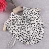 Fashion Leopard Shirt Fake Collar Removable Laple Button Down Half Shirt Detachable Collar False Collar for Woman Suits