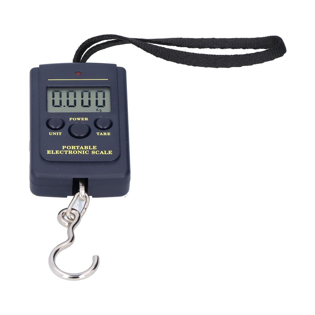 Portable Electronic Scale Mini Square 50kg-10g Weighting Steelyard with Hanging Hook WH‑A01L