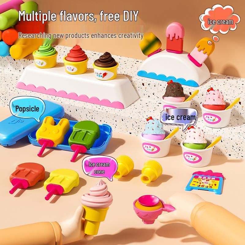 Princess Ice Cream Pretend Play Set for Girls Ages 3-6: Birthday Gift for Little Influencers