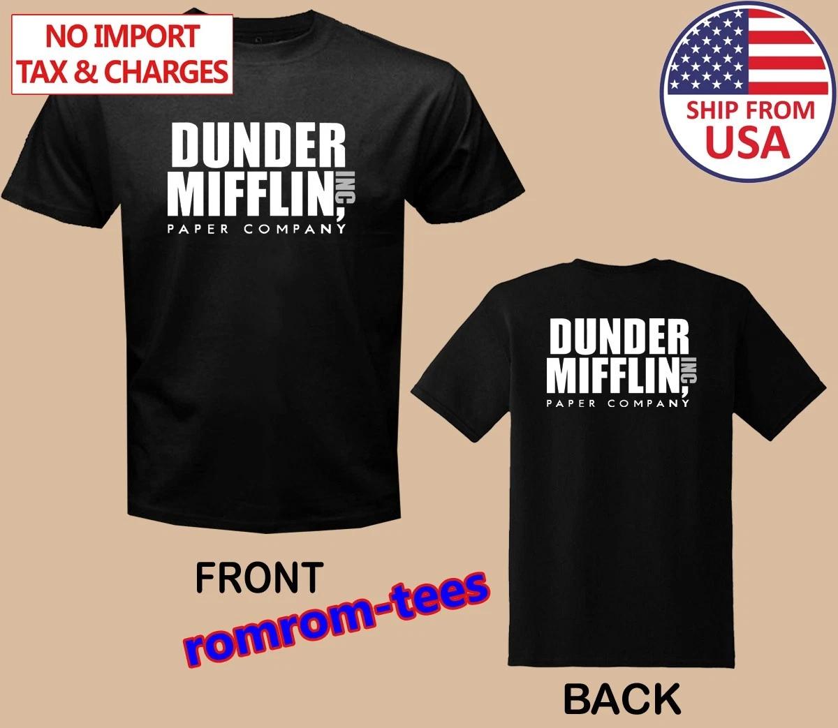 

Dunder Mifflin Черный Размер S-5XL S