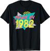 Vintage Born 1982 Retro Birthday Gifts T-Shirt Birthday Gifts O-Neck Oversized Unisex Tshirt Men's Clothing Fitness Tshirt Tees