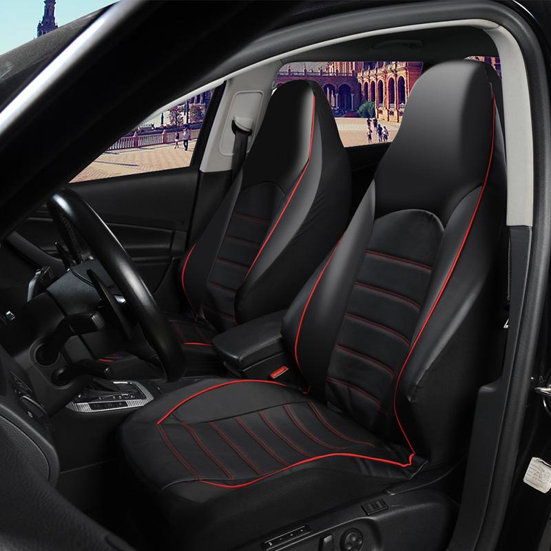 Coprisedile Auto in Ecopelle Set Completo Compatibile con Airbag e Sedile Posteriore Diviso Coprisedili Universali per Auto Stile Coprisedile Auto Interni Auto