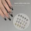 Dark Queen Mother 2025 Diamond Pearl 3D Nail Art Decoration