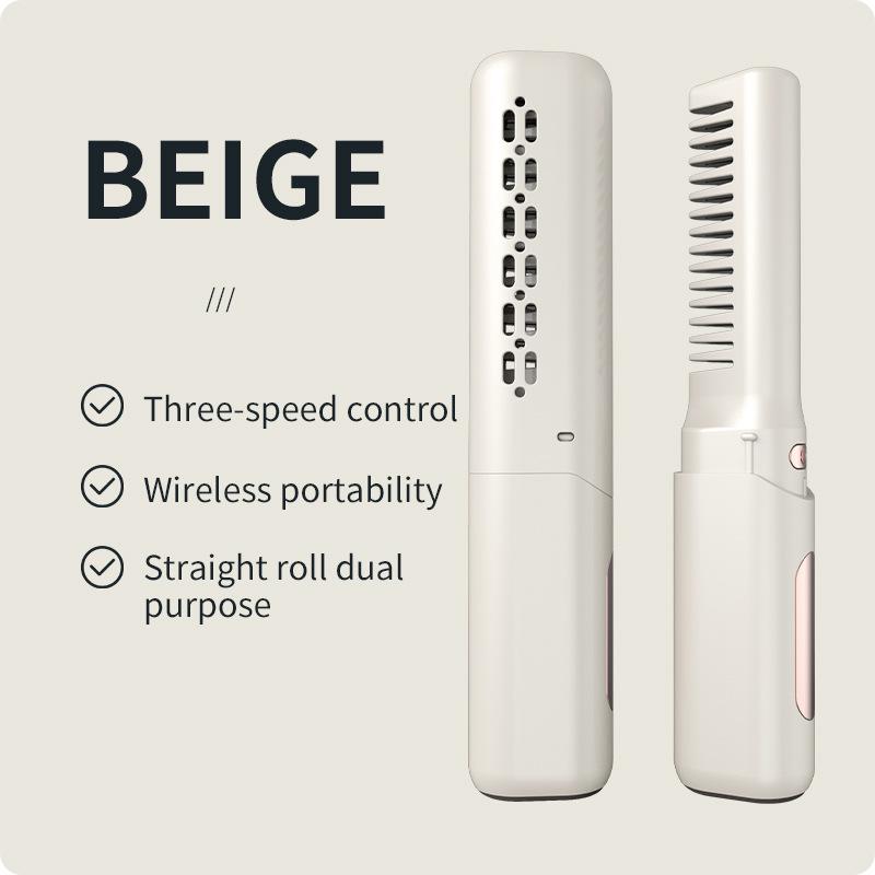 Wireless USB Charging Portable Straightening Comb for Travel