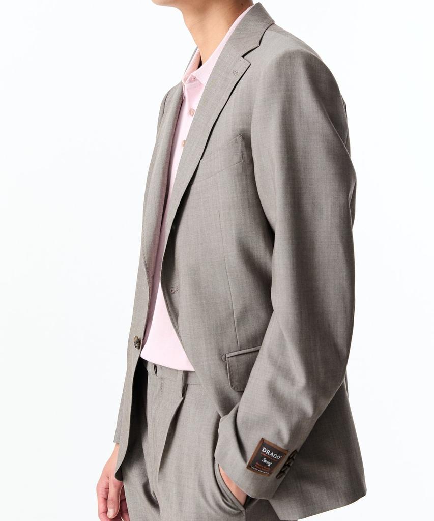 Man On The Boon Tropical Wool Single Suit Jacket_Beige 4714151009