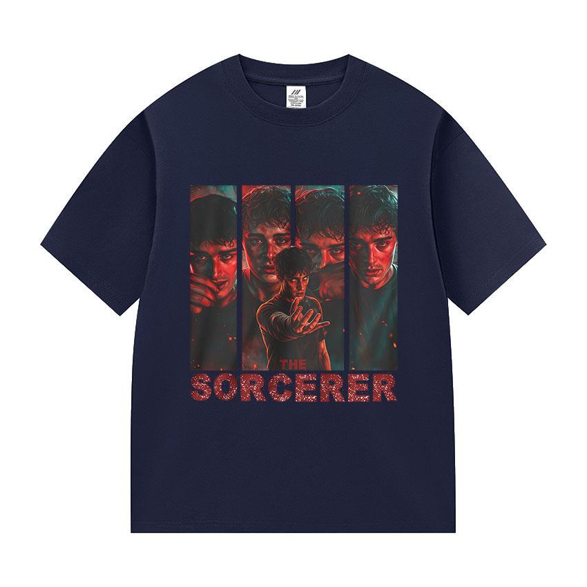 Tv Series Will Byers The Sorcerer Graphic T Shirts Unisexs Vintage Fashion Short Sleeve Tshirt Unisex 100 Cotton Tshirt Streetwear