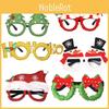 Festive Christmas Glasses Made Of Plastic And Fabric Assorted Colors And Designs Perfect For Photos Characters)