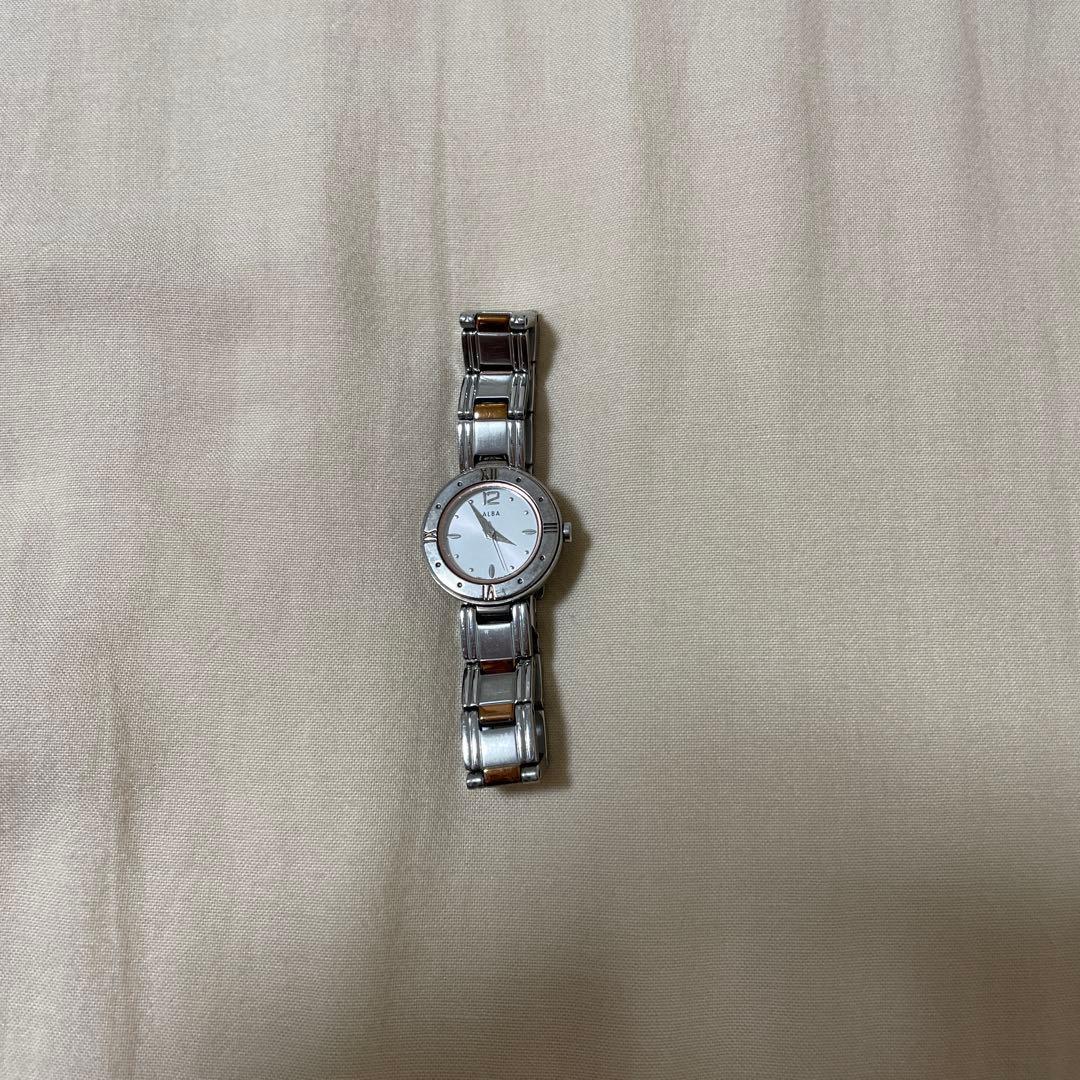 Used ALBA watch silver