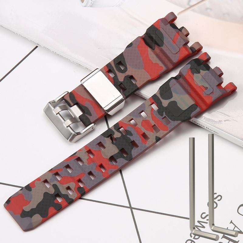 Silicone Strap for Casio GWG-2000 GWG-2040 Men's TPU Sports Waterproof Watch Accessories Wristband Bracelet