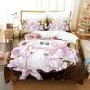 Anime Misono Mika Blue Archive Bedding Set Duvet Cover Bed Set Quilt Cover Pillowcase Comforter king Queen Size Boys Adult